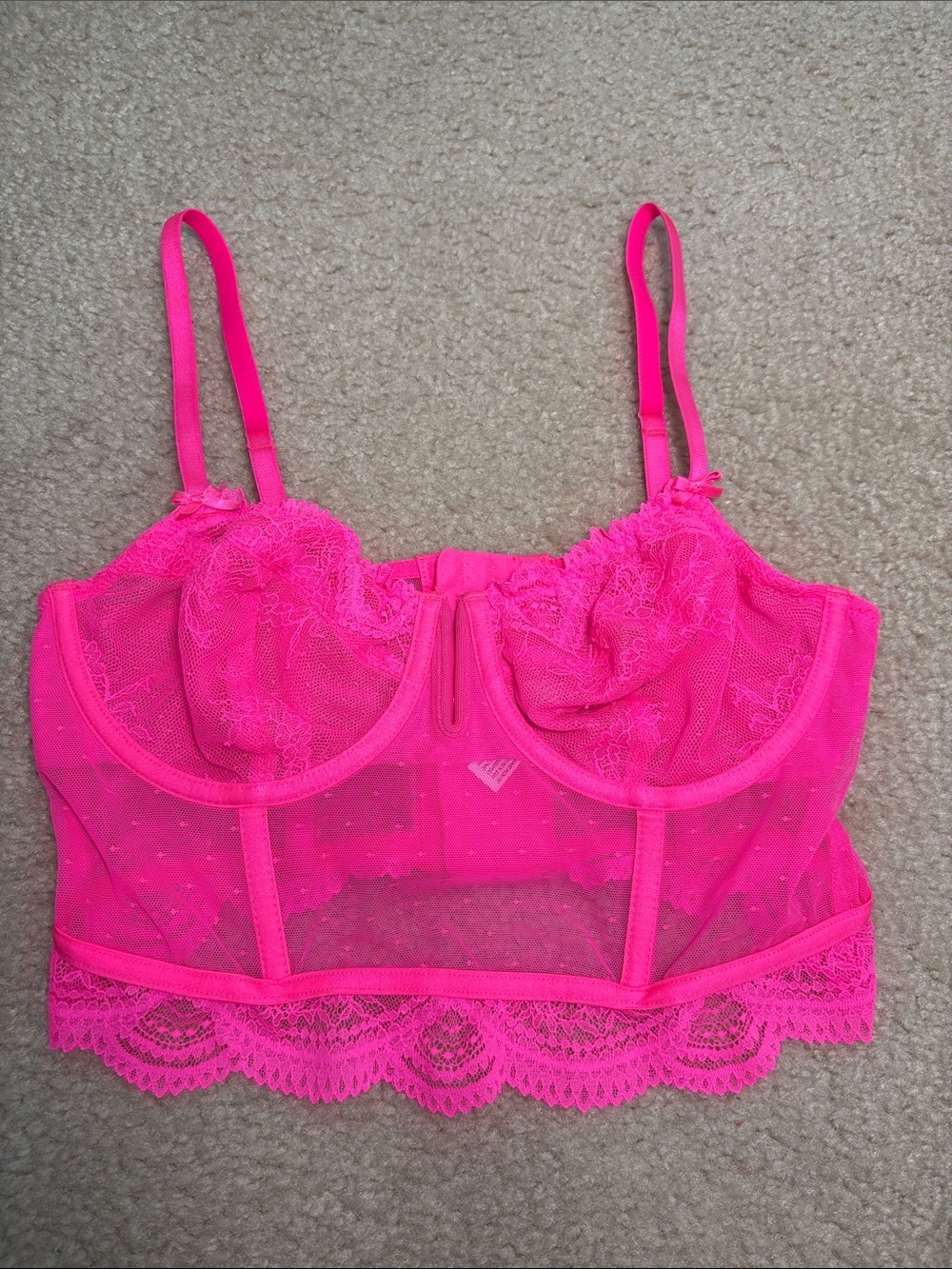 Auden Pink Lace Corset